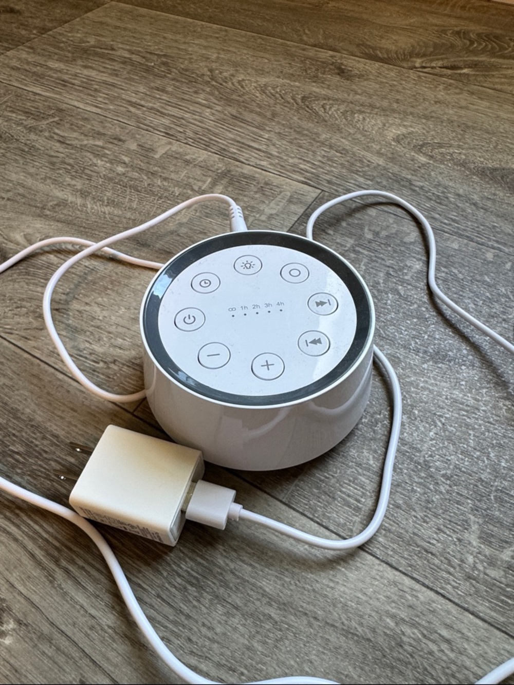 White Sound Machine with Touch Controls